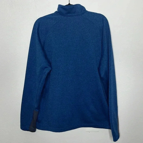 The North Face Mens XL 1/2 Zip Pullover Sweater Heather Blue - Picture 3 of 5